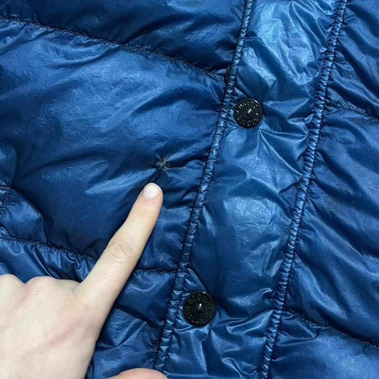 Stone Island Garment Dyed Down Jacket | Large, Blue