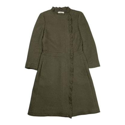 Prada Trench Coat 100% Wool, Size UK 8 | O/S, Green