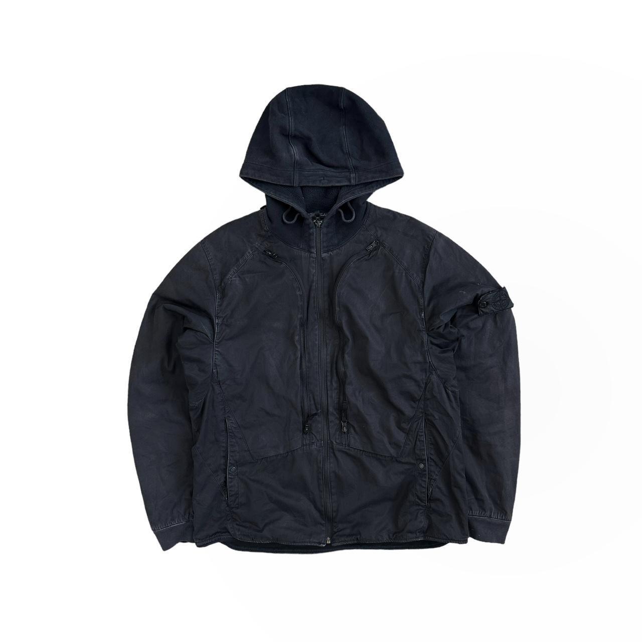 Stone Island Shadow Project Batavia-T Zip Up Jacket with thick cotton hoodie