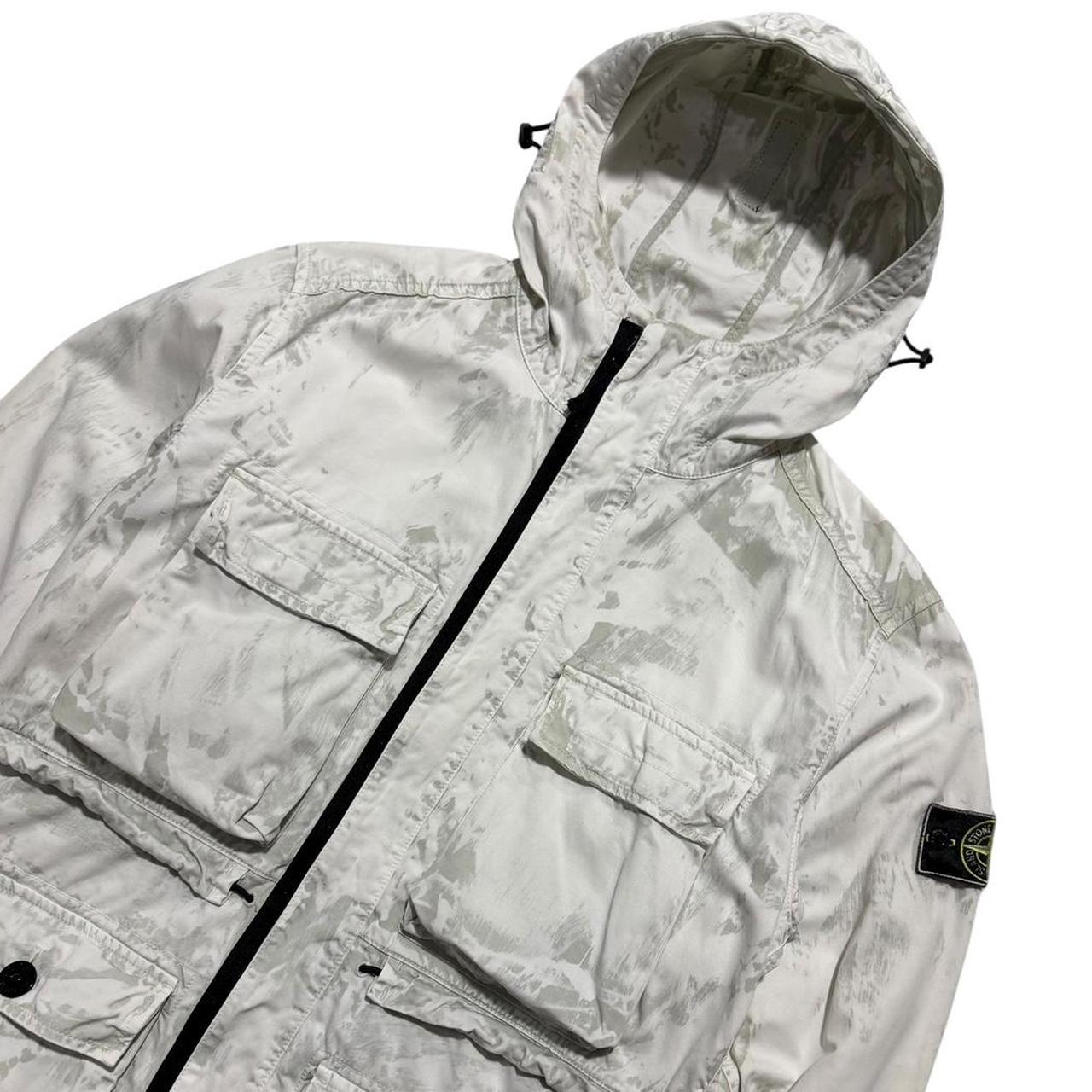 Stone Island Hand Corrosion Raso Field Jacket