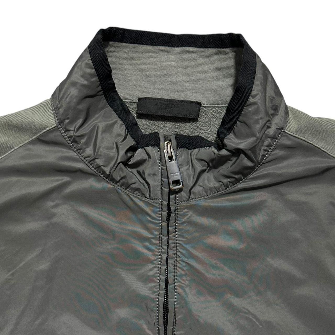 Prada Hybrid Nylon Zip Up