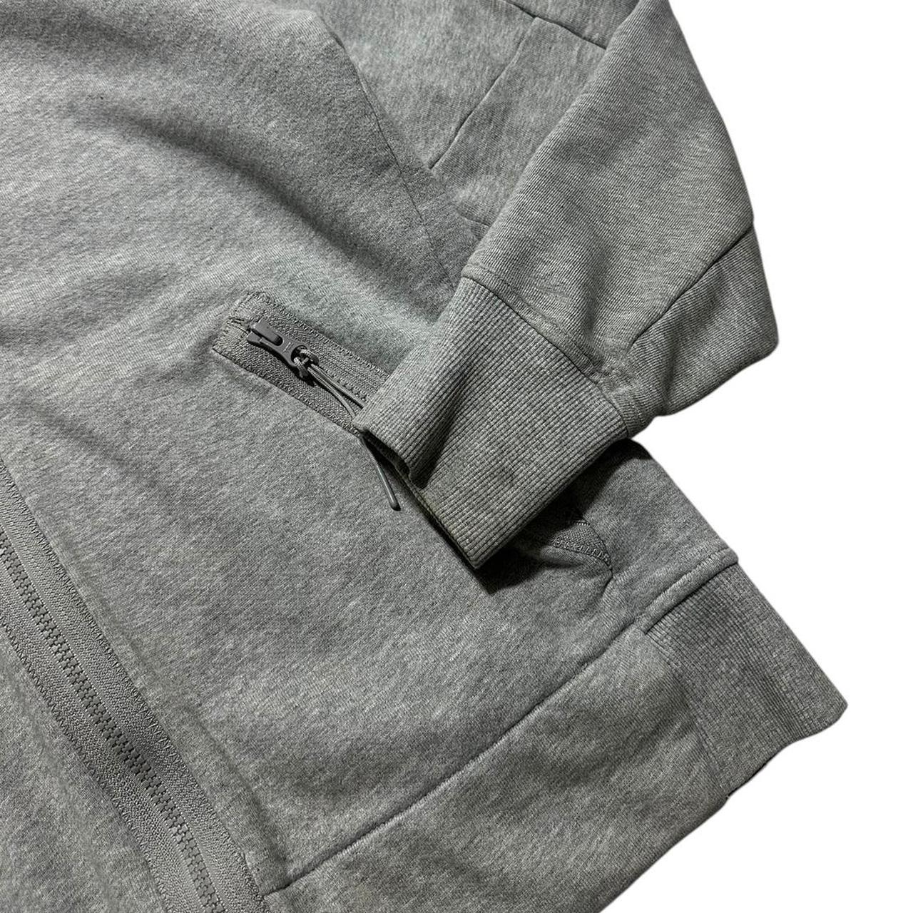 CP Company Grey Full Zip Goggle Hoodie | Small, Grey