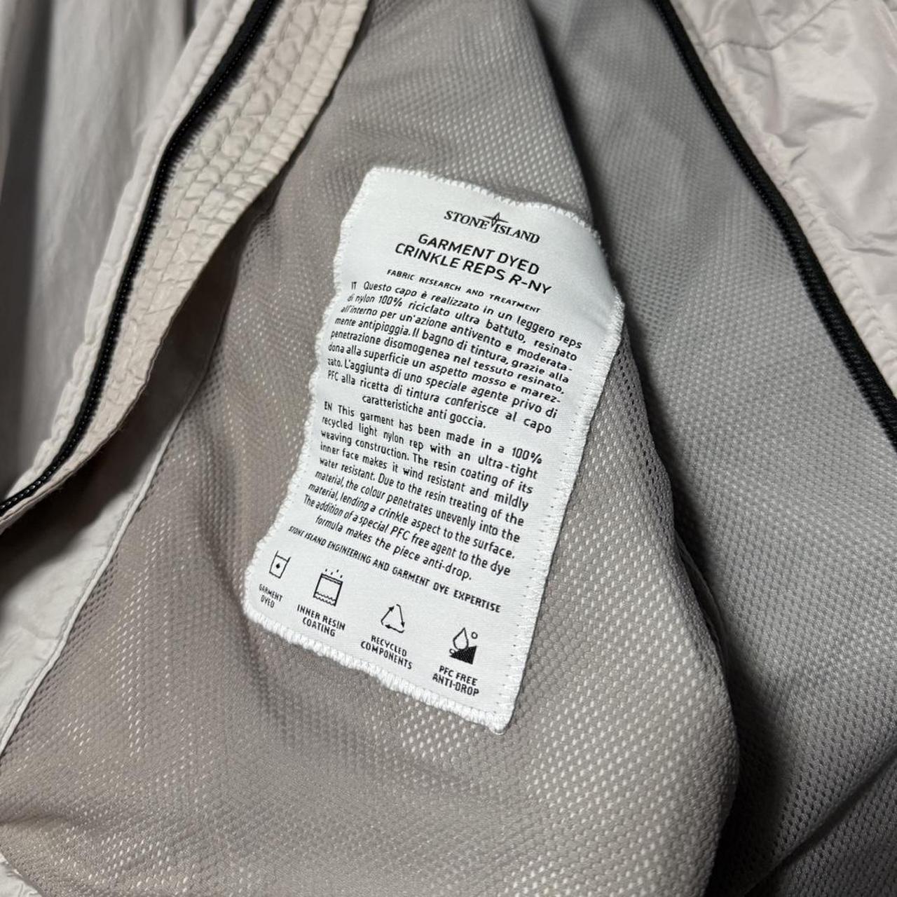Stone Island Garment Dyed Crinkle Reps Jacket | Large, Grey