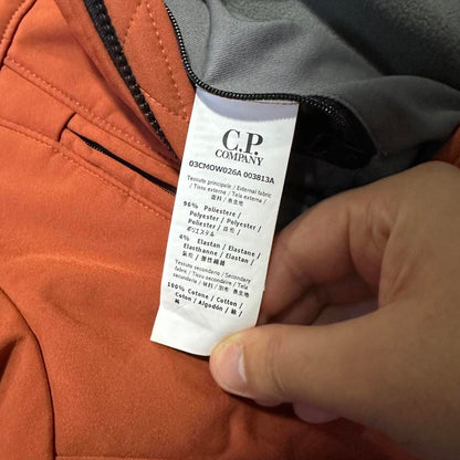 CP Company Orange Soft Shell Goggle Jacket