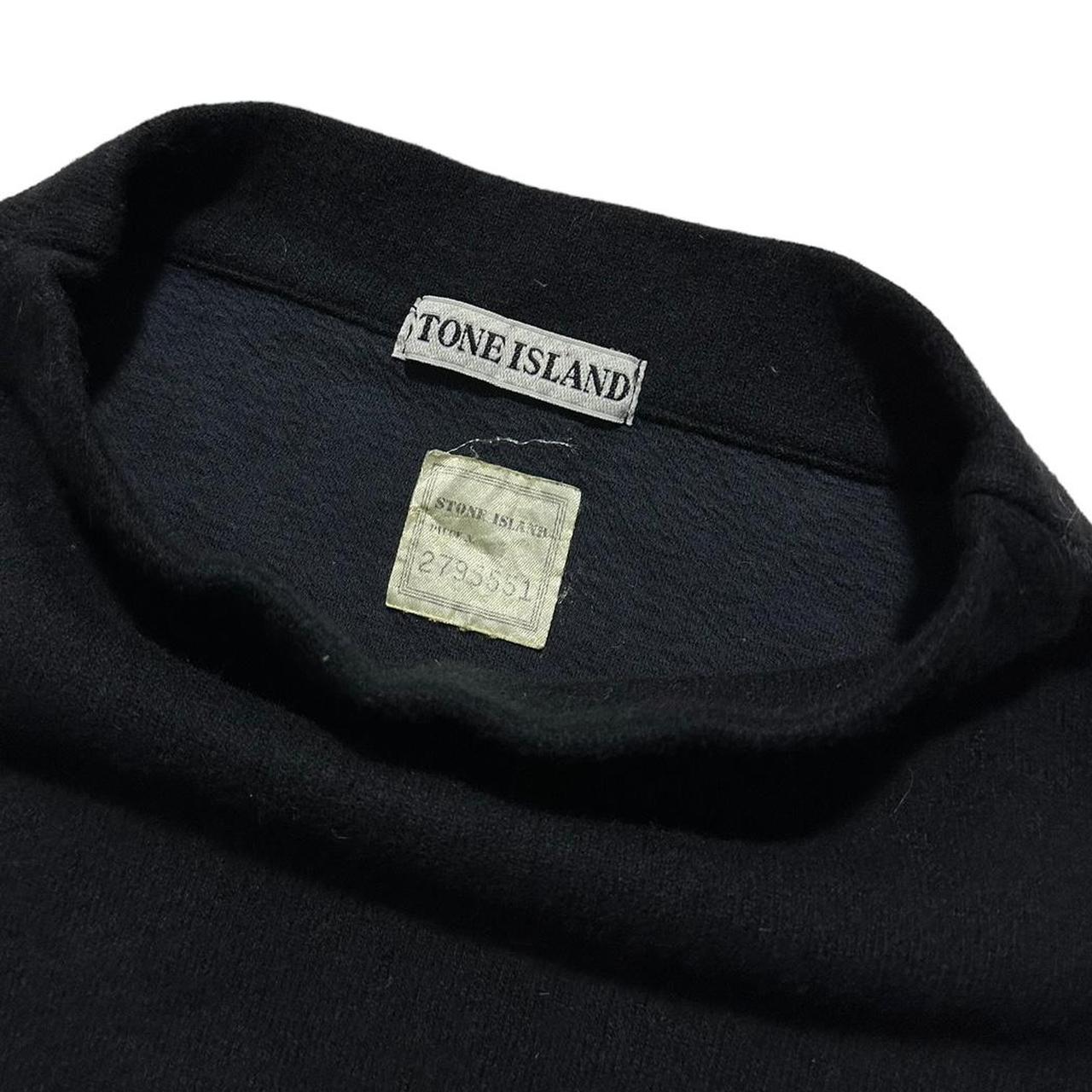 Stone Island Black Wool Pullover