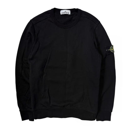 Stone Island Black Pullover Crewneck