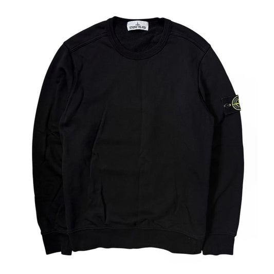 Stone Island Black Pullover Crewneck