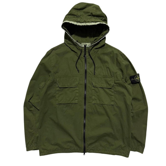 Stone Island Green Canvas Jacket