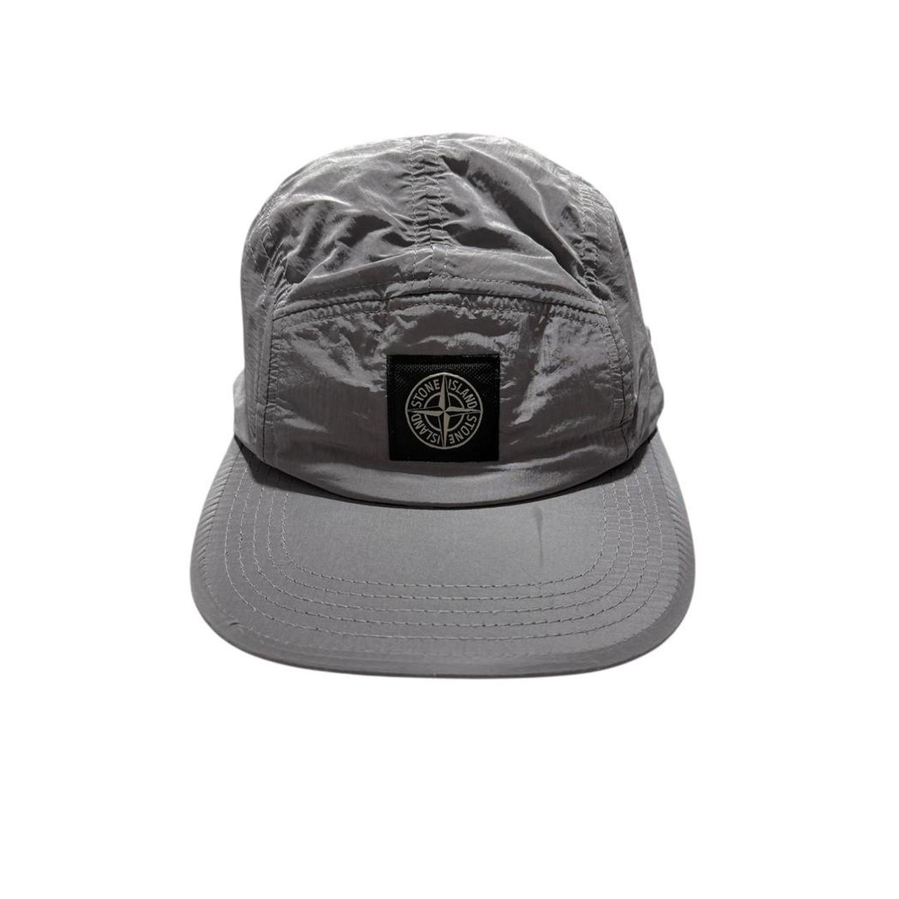 Stone Island Silver Nylon Metal Cap | O/S, Silver