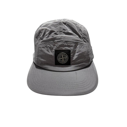 Stone Island Silver Nylon Metal Cap | O/S, Silver