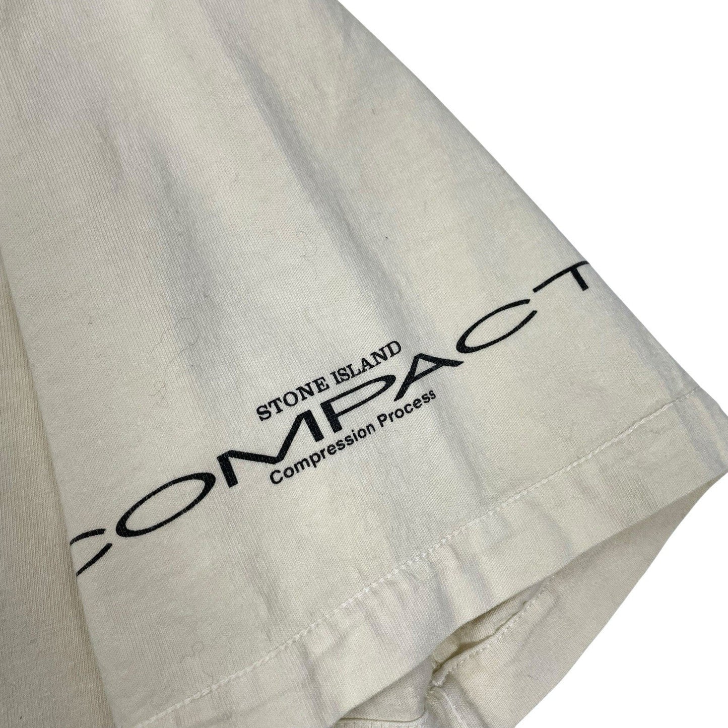 Vintage Stone Island Compact Polo Shirt, Size Large | O/S, Cream