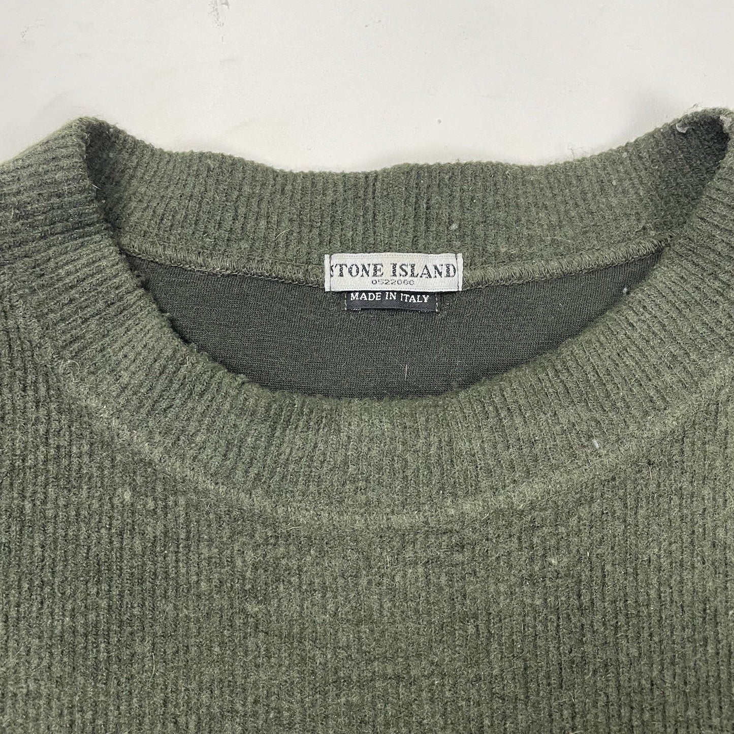 Vintage Stone Island Mock Neck Sweatshirt, Size XL | O/S, Green