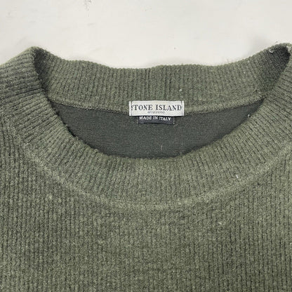 Vintage Stone Island Mock Neck Sweatshirt, Size XL | O/S, Green