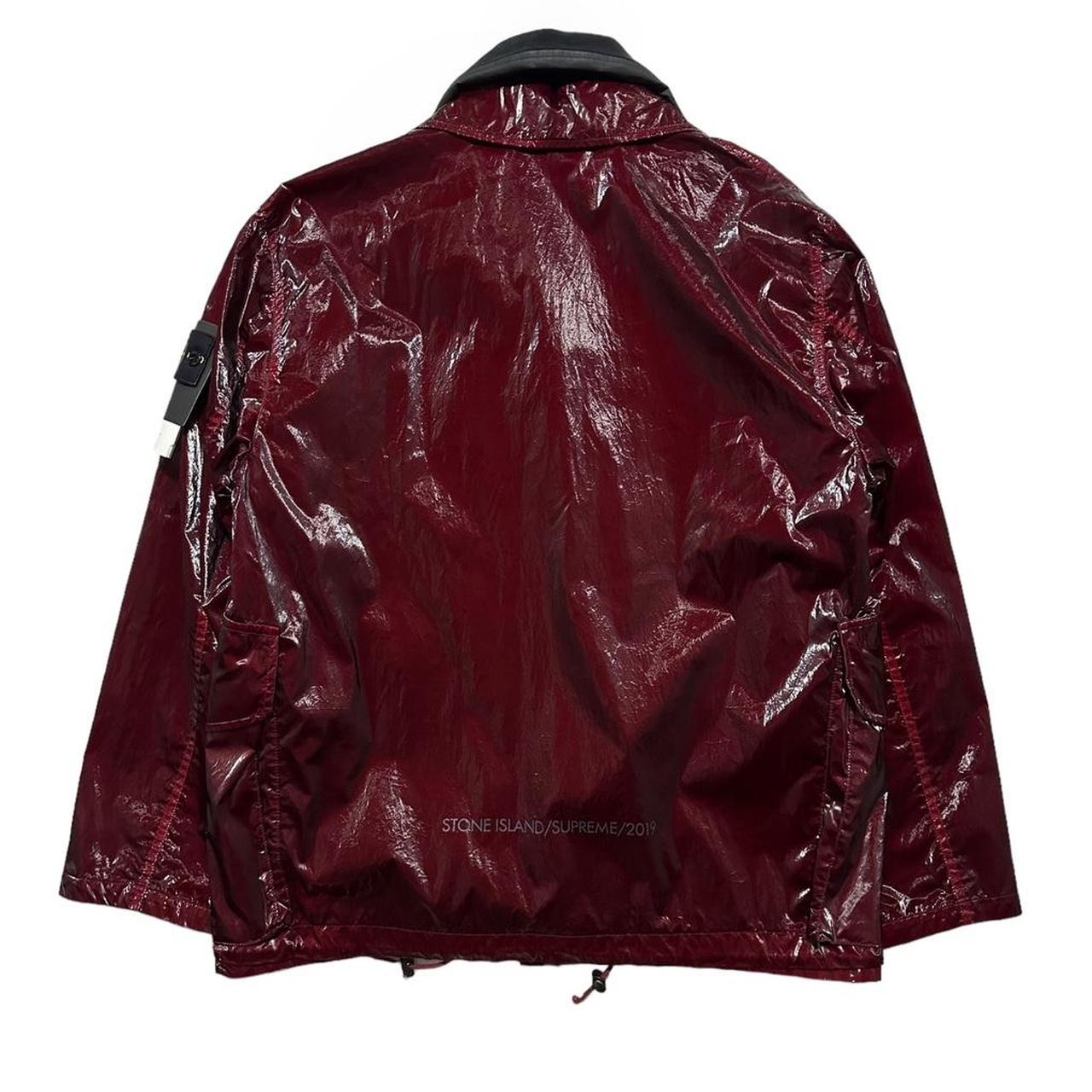 Supreme Stone Island New Glazed Silk Jacket