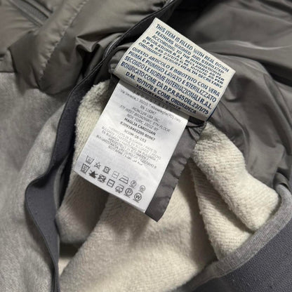 Moncler Maglia Down Cardigan Jacket | Large, Grey