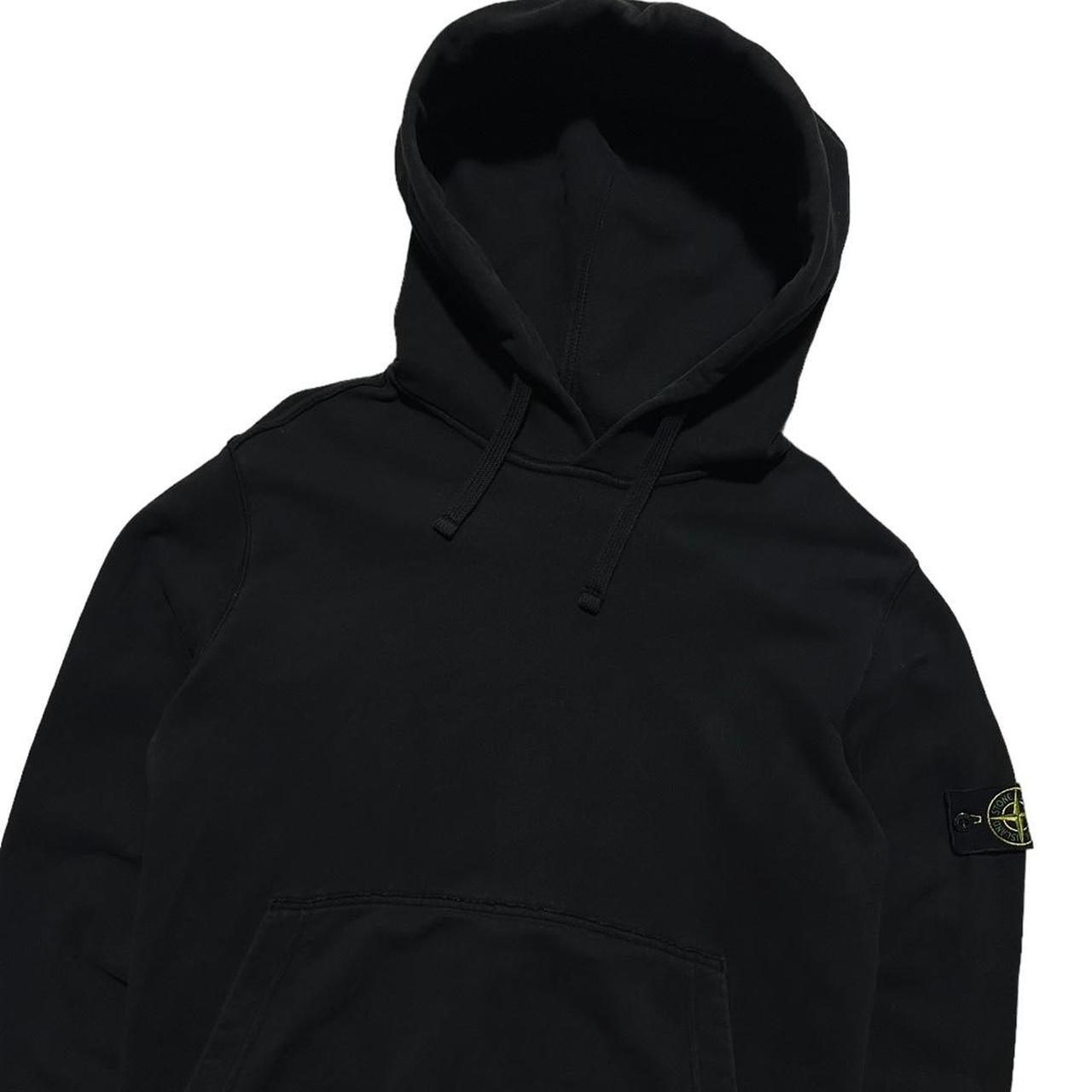 Stone Island Black Pullover Hoodie - Known Source