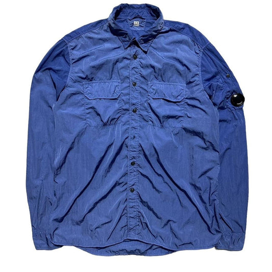 CP Company Blue Nylon Overshirt