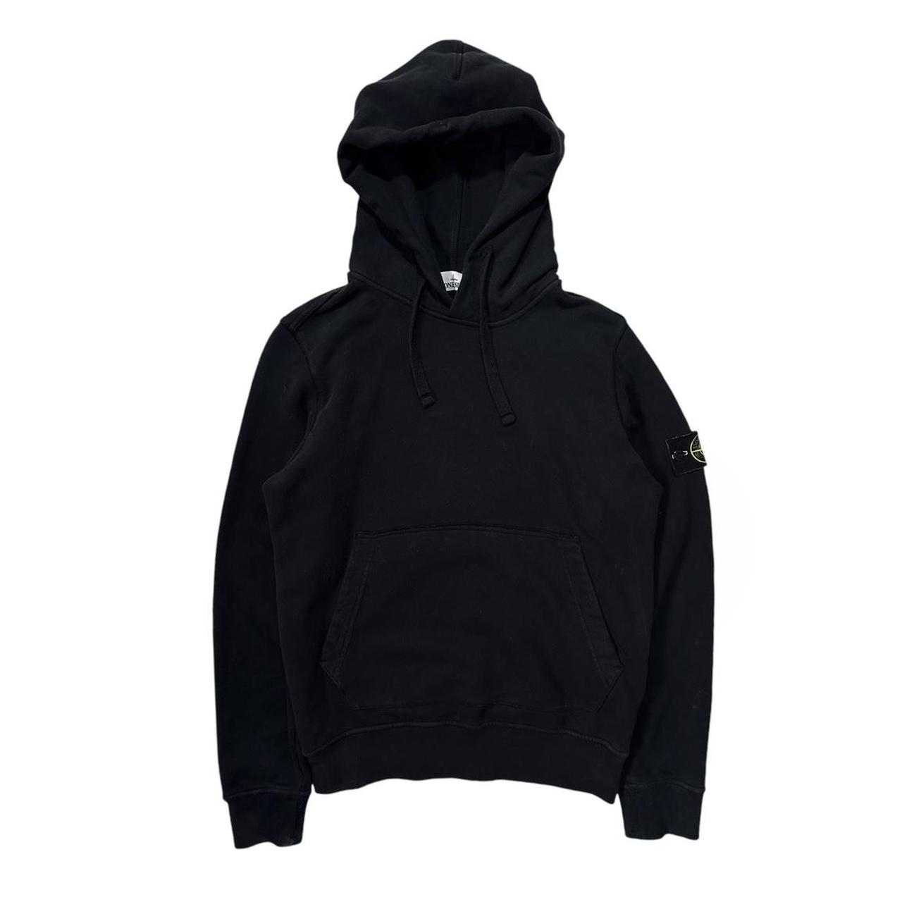 Stone Island Black Pullover Hoodie