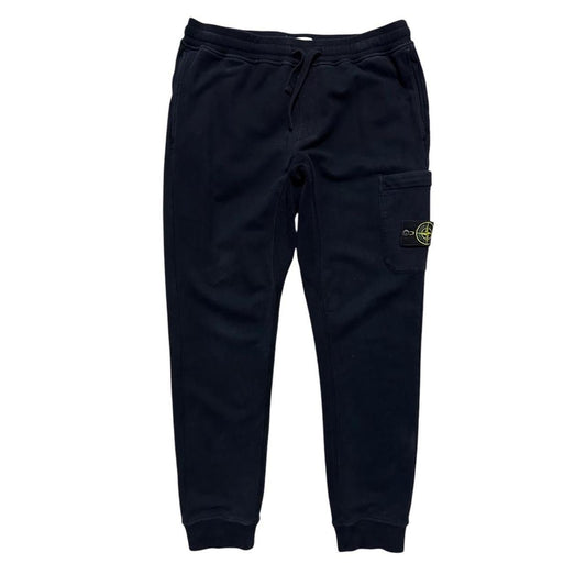 Stone Island Navy Cotton Cargo Bottoms