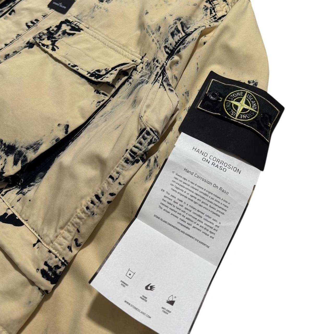 Stone Island 2017 Hand Corrosion On Raso Jacket