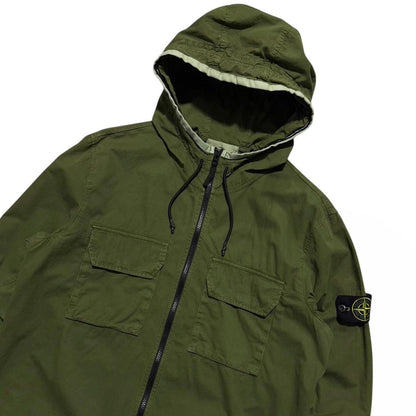 Stone Island Green Canvas Jacket | XL, Green