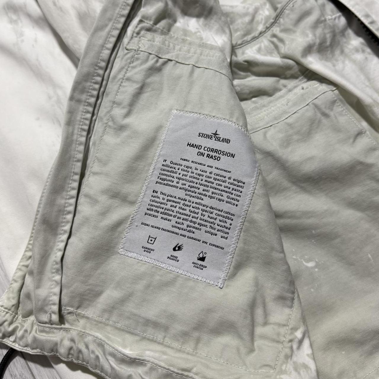 Stone Island Hand Corrosion Raso Field Jacket