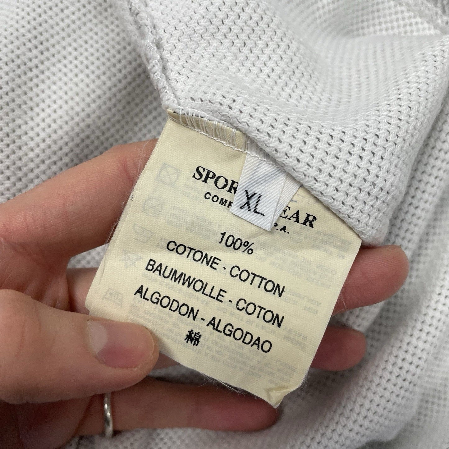 Vintage Stone Island Striped T-Shirt, Size XL | O/S, Grey