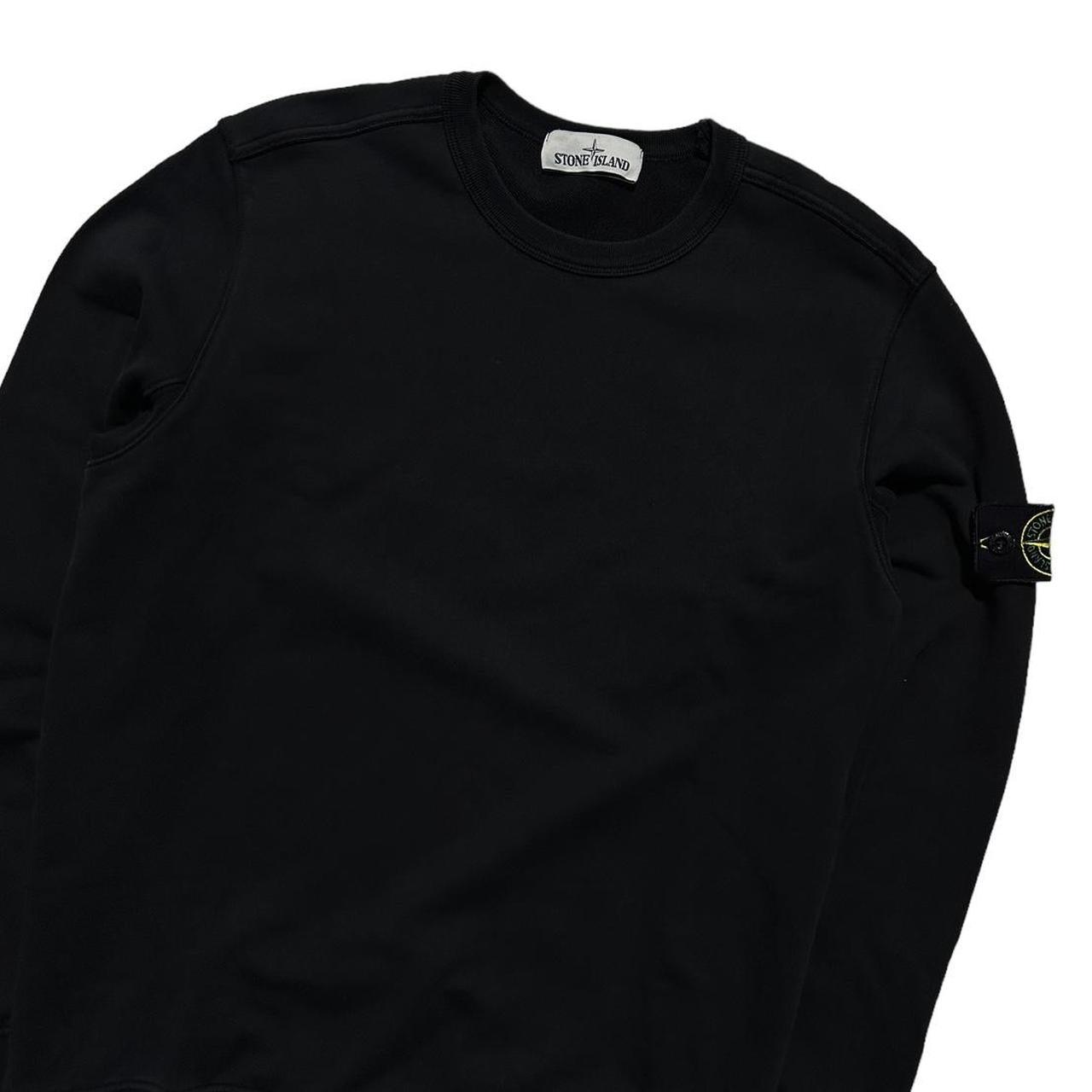 Stone Island Black Pullover Crewneck