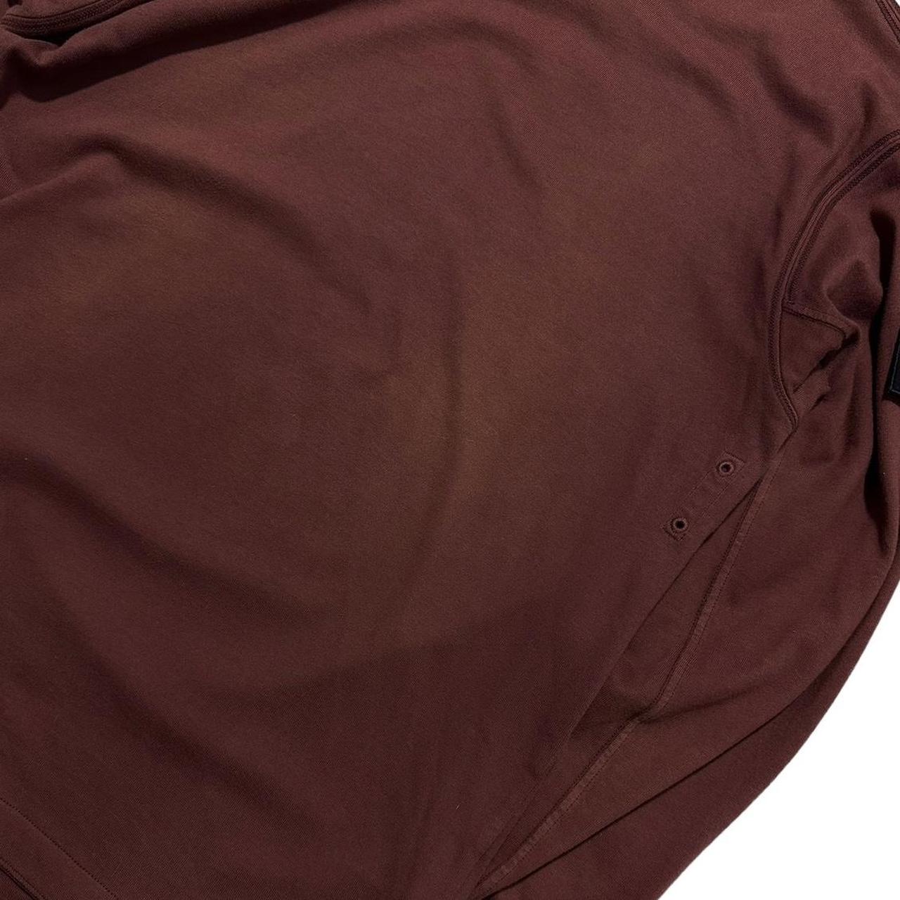 Stone Island Burgundy Thin Pullover Crewneck