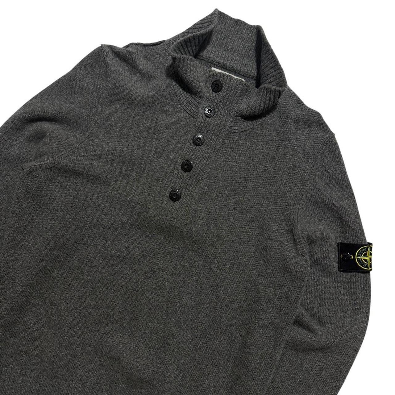 Stone Island Wool Quarter Zip