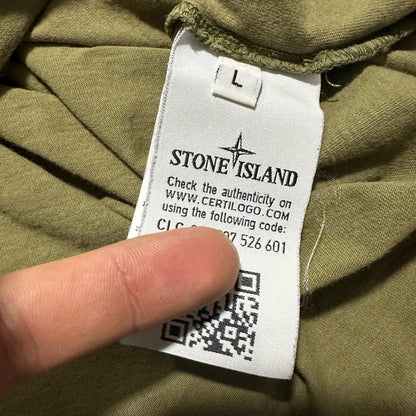 Stone Island Spell Out Logo Short Sleeved T Shirt