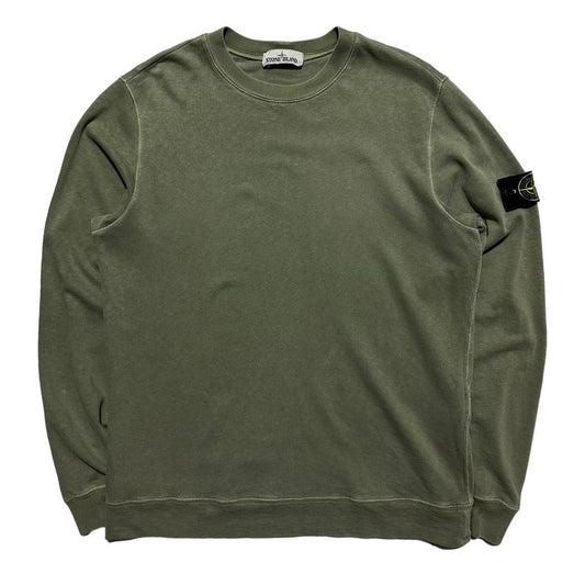 Stone Island Green Pullover Crewneck - Known Source