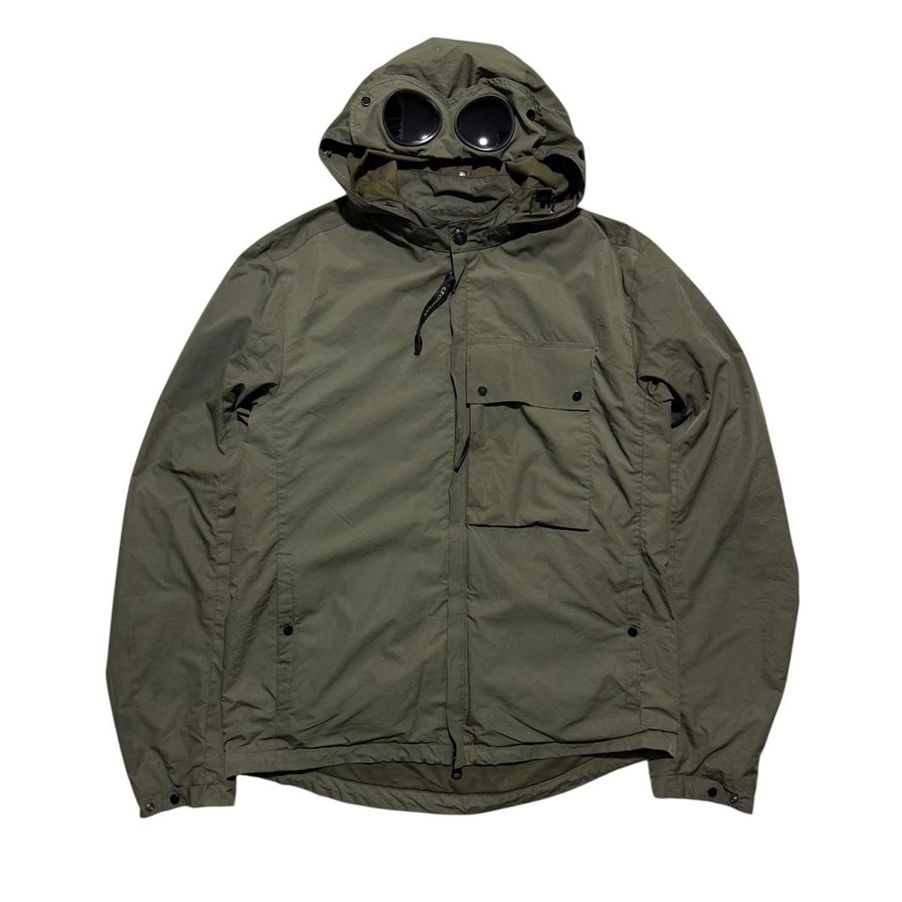CP Company Micro-M Nylon Goggle Jacket | Large, Olive
