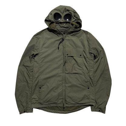 CP Company Micro-M Nylon Goggle Jacket | Large, Olive