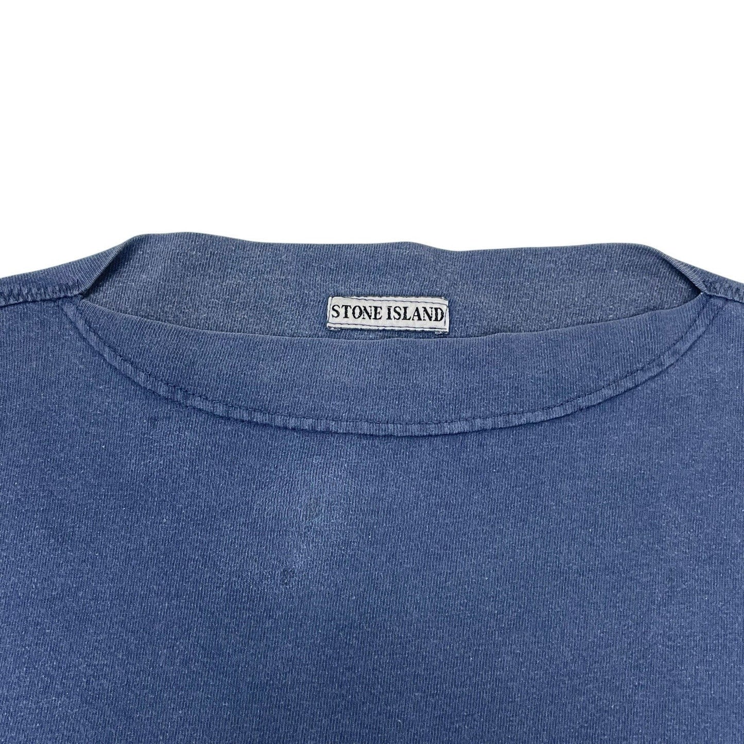 Vintage Stone Island Embroidered Script Logo T-Shirt, Size Large | O/S, Multicoloured