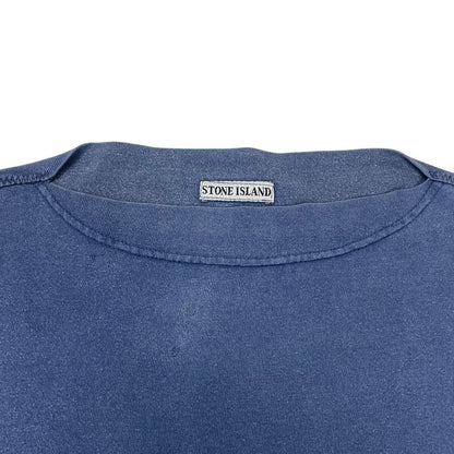 Vintage Stone Island Embroidered Script Logo T-Shirt, Size Large | O/S, Multicoloured