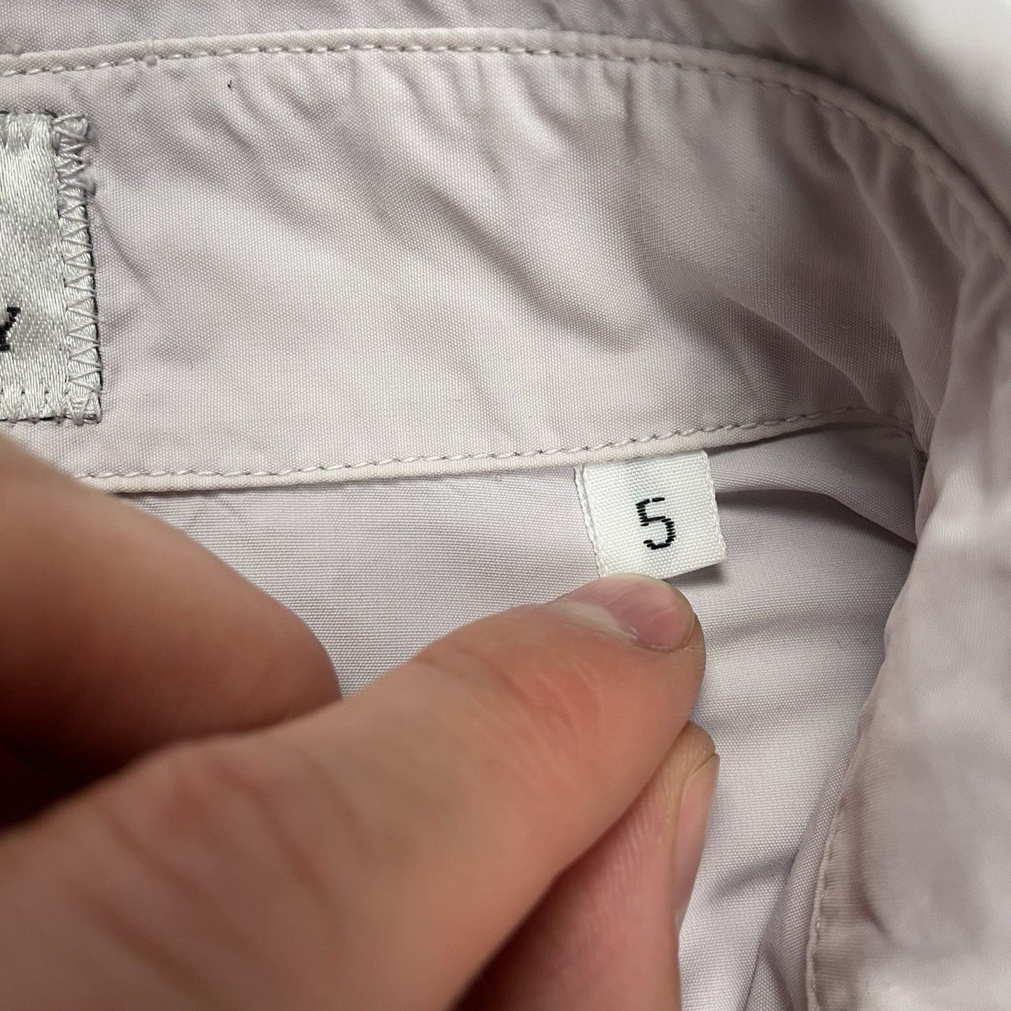 Vintage C.P. Company Full Zip Shirt, Size Large | O/S, Light Grey