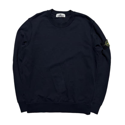 Stone Island Dark Blue Pullover Crewneck