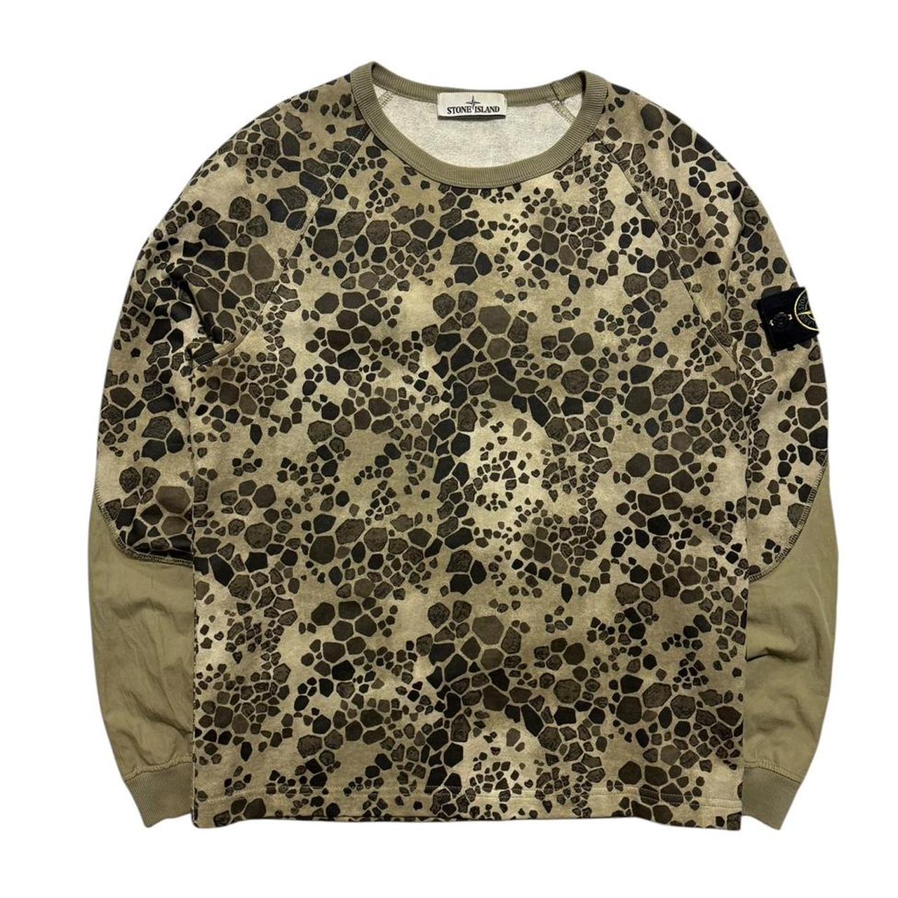 Stone Island Alligator Camo Pullover | Small, Camo