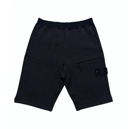 Stone Island Navy Ghost Cotton Shorts