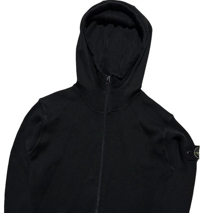 Stone Island Black Full Zip Hoodie