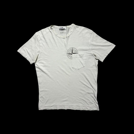 Stone Island Short Sleeved Pocket Compass Logo T Shirt