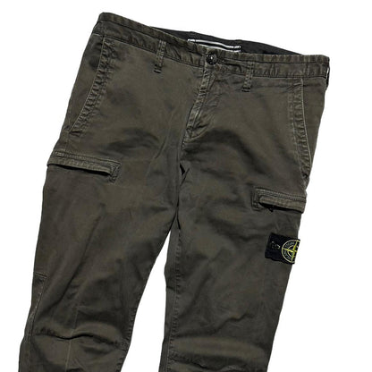 Stone Island Combat Cargos | W32, Olive