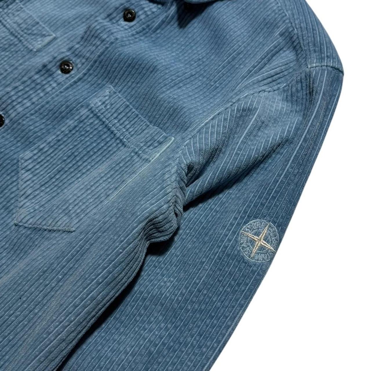 Stone Island Heavy Corduroy Shirt | Medium, Faded Blue