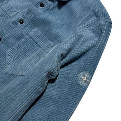 Stone Island Heavy Corduroy Shirt | Medium, Faded Blue