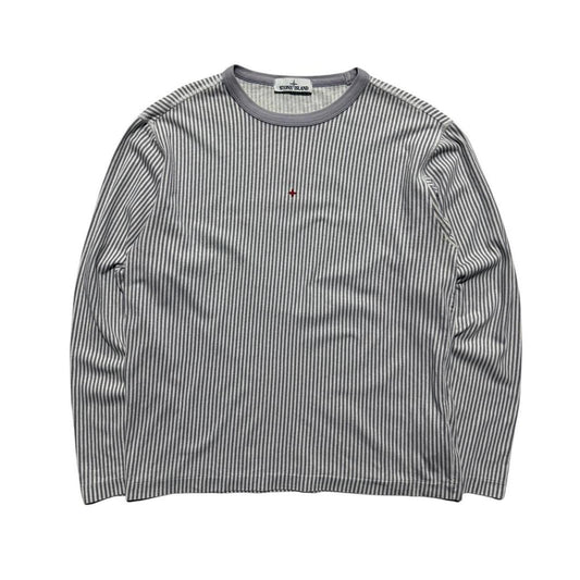 Stone Island Marina Long Sleeve Striped Top