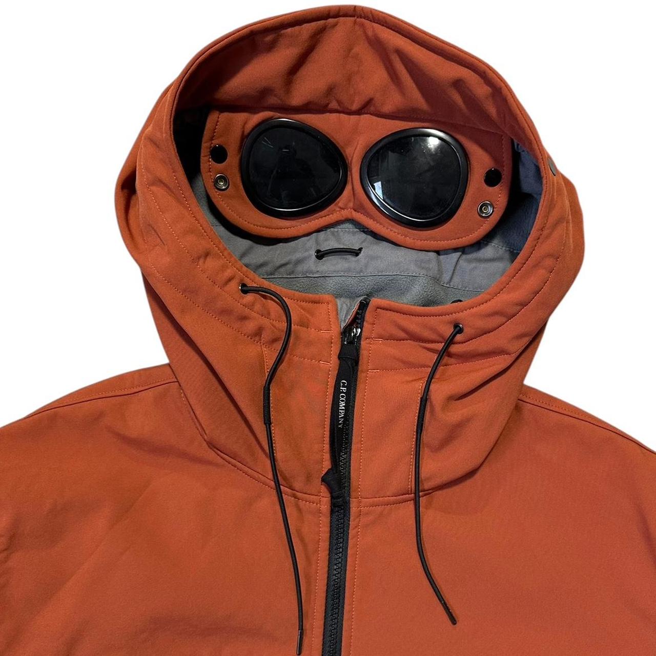 CP Company Orange Soft Shell Goggle Jacket