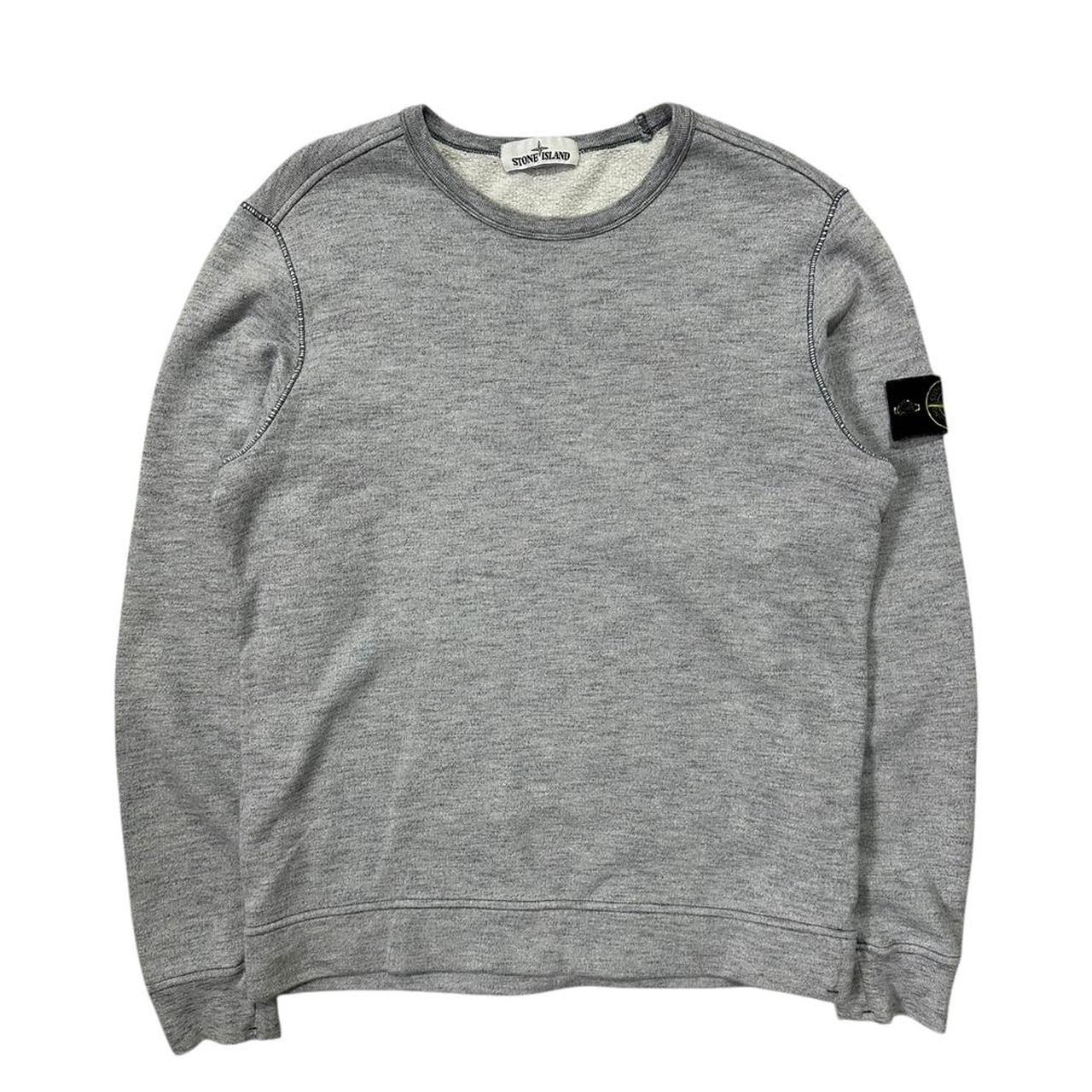 Stone Island Grey/Blue Grain Crewneck