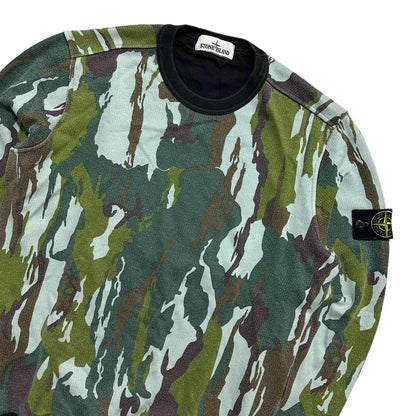 Stone Island Flowing Camo Pullover Crewneck