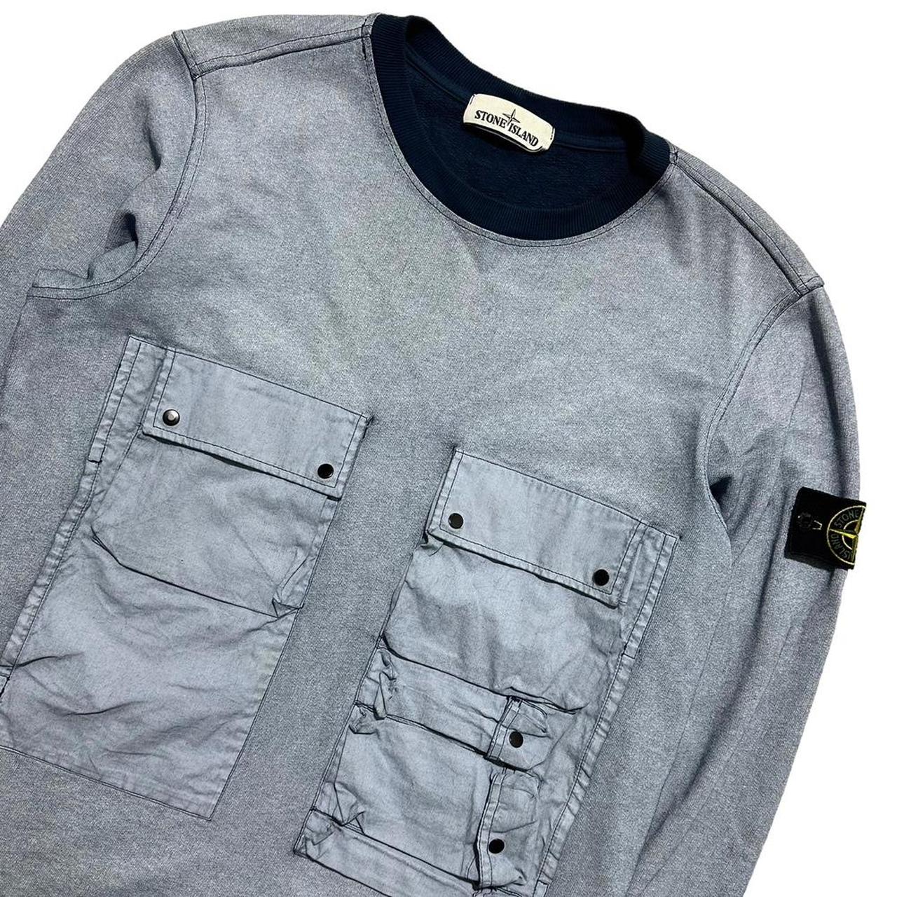 Stone Island Tela Placcata Pullover Crewneck